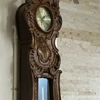 ساعت ایستاده چوبی