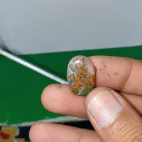 سنگ شجر به همراه یک رکاب نقره روس