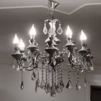 سه عدد لوستز دوازده شعله سه شعله وپنچ شعله