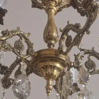 دوعدد لوستر سنگین وزن برنزی