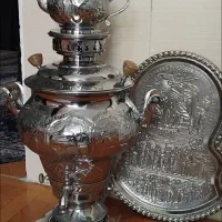 سماور گازی قلمزنی باکارتن