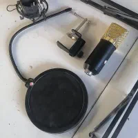 یک عدد میکروفون استودیویی|آلات موسیقی|بجنورد, |دیوار