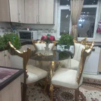 مبل استیل ۷نفره و غذاخوری ۴نفره|مبلمان خانگی و میز عسلی|بروجرد, |دیوار