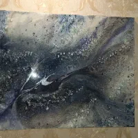 تابلو آبستره رزین