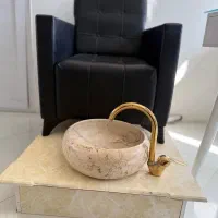 صندلی پدیکور آینه