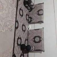 ست پشتی و کناره کاملا سالم و نو اصلا استفاده نشده