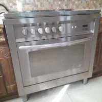 اجاق گاز فردارپنج شعله اخوان تمام استیل درحد نو نو