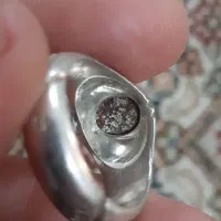 انگشتر کهنه فیروزه عجمی نیشابور کلکسیونی رکاب نقره|بدلیجات|مشهد, هدایت|دیوار