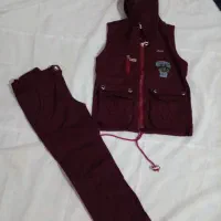 جلیقه شلوار کتان