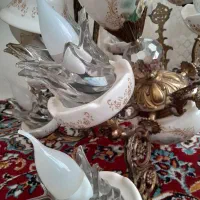 لوستر برنز وچینی|لوستر و چراغ آویز|تبریز, |دیوار