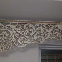 کتیبه چوبی منبت کاری شده