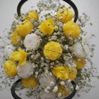 سبدگل با شمع عطری|صنایع دستی و سایر لوازم تزئینی|گلستان (تهران), |دیوار