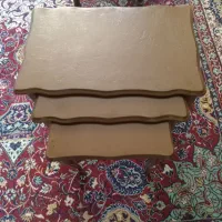 مبل راحتی ۹ نفره|مبلمان خانگی و میز عسلی|شاهین‌شهر, شهرک منازل چوبی|دیوار