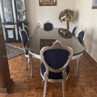یک دست مبلمان استیل به همراه بوفه|مبلمان خانگی و میز عسلی|تهران, پاسداران|دیوار