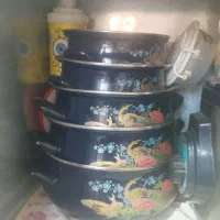 فرش ۱۲متری، وقابلمه لعابی