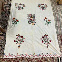 پرده دوزی گلدوزی قدیمی کار دست استاد دوز|پرده، رانر، رومیزی|تهران, سهروردی|دیوار