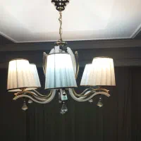 لوستر ۶ شاخه  به همراه دیوار  کوب