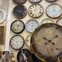 ساعت دیواری پتینه جدیدفلزی ابکاری ضمانت رنگ موتور|ساعت دیواری و تزئینی|مشهد, کوشش|دیوار