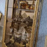 ویترین،ظرف میوه کنار سالنی ،میز ناهار خوری ۶ نفره