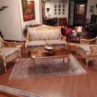 ست چهارنفره کنده کاری شده کار دست برند کازانووا|مبلمان خانگی و میز عسلی|تهران, کاشانک|دیوار