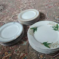 سه دست چینی بشقاب میوه خوری در حده نو