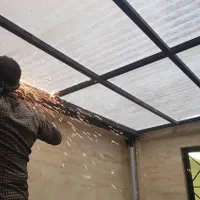 نصاب.سقف حیاط خلوت پاسیوپارکینگ پلی کربنات ایرانیت|خدمات پیشه و مهارت|تهران, شهید رجایی|دیوار