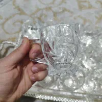 استکان فرانسوی طرح خورشیدی|ظروف سرو و پذیرایی|قروه, |دیوار