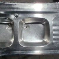 سینک ظرف شوی|آب‌چکان و نظم‌دهنده ظروف|تهران, گلستان (شهرک راه آهن)|دیوار