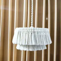 لوستر مکرومه / لوستر رافیا|چراغ خواب و آباژور|مشهد, توس (بلوار توس)|دیوار