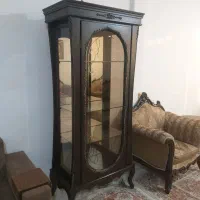 بوفه کتابخانه شیشه ای