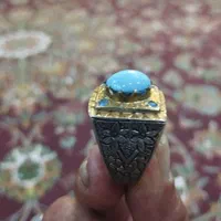 تعداد یک انگشتر فیروزه|زیورآلات و اکسسوری|فولادشهر, فولادشهر|دیوار