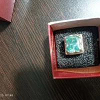 انگشتر نقره الماس دامادی