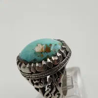 انگشتر فیروزه طبیعی زیبا و سنگین|جواهرات|خاوران, |دیوار