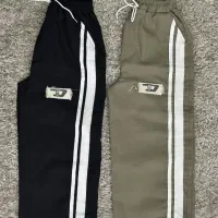 شلوار کتان کش بغل دکمه، بچه گانه