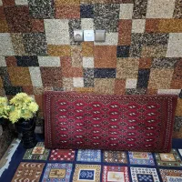 پشتی سنتی ترکمنی دستباف