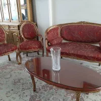 مبل استیل به همراه میزناهارخوری و بوفه|مبلمان خانگی و میز عسلی|اندیشه, اندیشه فاز ۵|دیوار