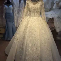 لباس عروس نو عربی بسیار زیبا