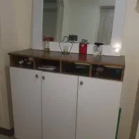 ست بوفه و اینه در حد نو سالم سالم سفارشی|بوفه، ویترین، کنسول|تهران, شهرک ولیعصر شمالی|دیوار