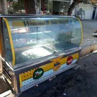 یخچال ویترینی شیشه خم دار