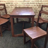میز ۴ نفره چوبی