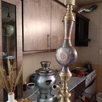 قلیان برنجی|صنایع دستی و سایر لوازم تزئینی|پاکدشت, پاکدشت (مامازند)|دیوار