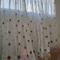 پرده ی توری در حد نو