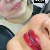 مدل برای شیدنگ لب و تتوی بدن|خدمات آرایشگری و زیبایی|هادی شهر, |دیوار