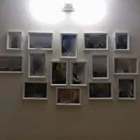 قاب عکس برجسته سفید 15عدد|تابلو، نقاشی، عکس|شهریار, شهرک وائین|دیوار