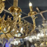 لوستر کلاسیک تولیدی|لوستر و چراغ آویز|اصفهان, بوستان ناژوان|دیوار