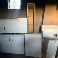 کابینت فلزی ، اجاق گاز ، بوفه ، هود ، سینگ|آب‌چکان و نظم‌دهنده ظروف|قزوین, |دیوار