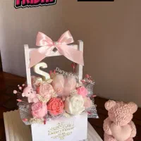 باکس گل شمعی هدیه و نوزادی تخفیفی بلک فرایدی|صنایع دستی و سایر لوازم تزئینی|اهواز, فاز ۲ پادادشهر|دیوار