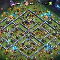 اکانت کلش اف کلنز لول 153 تان هال 14 مکس