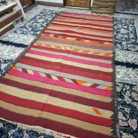 دو عدد جاجیم پشمی قددیمی