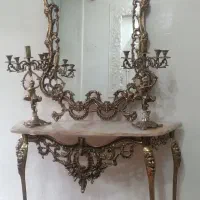 آینه شمعدان برنز اصل